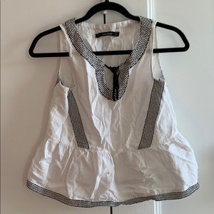 Zara linen tank